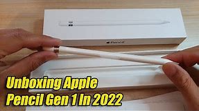 Unboxing Apple Pencil Gen 1 - After 7 Years of Release In 2022