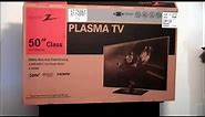 Zenith 50" Plasma TV 1080p Model Z50PV220 from Sears for $549 Unboxing and Review