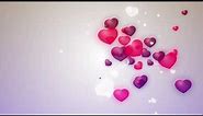 Love Shape Animation Video Abstract Heart Background HD YouTube