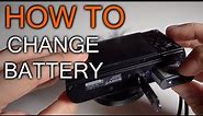 How to replace Batery in Sony RX100
