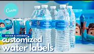 How to Design Custom Water Bottle Labels