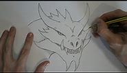 How to Draw a Majestic Dragon 🐲👑 Step by Step Realistic Pencil Drawing Tutorial
