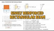 [1/3] Singly Reinforced Rectangular Beam: Concept & Code (NSCP 2010/2015)