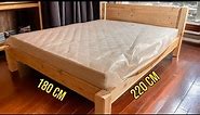 BED FRAME DIY || How to Build a Bed Frame Out of Wood