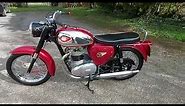 1964 BSA A65 STAR 650 TWIN AT RUSSELL JAMES MOTORCYCLES. WALK ROUND AND START UP