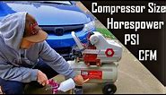 Picking the Right Air Compressor for your Spray Paint Gun | EP 4