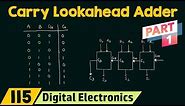 Carry Lookahead Adder (Part 1) | CLA Generator