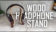 Gorgeous Wooden Headphone Stand Unboxing