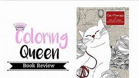 Cat Therapy: Adult Coloring Book Review
