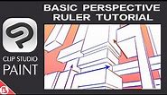 Basic Perspective Ruler Tutorial - Clip Studio Paint