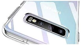 Rayboen Case for Galaxy S10 Plus, Crystal Clear Designed Shockproof Protection Phone Case, Transparent Hard PC Back Flexible TPU Sleek Light and Durable Cover for Samsung Galaxy S10 Plus
