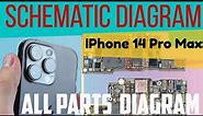 IPhone 14 pro max schematic Diagram || schematic Diagram of iPhone 14 pro max all Parts Diagram