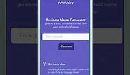 How to Generate Creative Brand Names for Your Business | Namelix Review