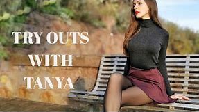 Try Outs with Tanya - How to Style Tights this Fall. Tights Outfit Ideas