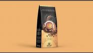 Coffee Packaging Design Tutorial | Photoshop Tutorial