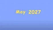 Starfall Calendar: May 2027 Title Card.