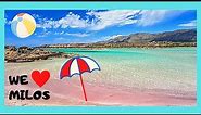 Greek island MILOS, Beaches: Where to go, which beaches to avoid! #travel #beach #greekislands