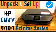 Unpack & Setup HP Envy 5000 All-in-one printer Series !!