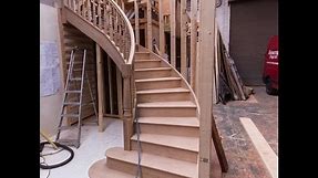 How to make the best designer oak curved staircase.