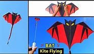 how to make BAT kite , flying bat kite , how to make paper kite , best flying kite , patangbazi
