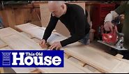 How to Build a Wall-Hung TV Cabinet | This Old House