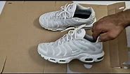 3 MONTHS LATER - NIKE AIR MAX PLUS TRIPLE WHITE REVIEW | ON FOOT