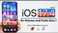 iOS 17.4 Beta 1 Re-Release is Out! - What's New?
