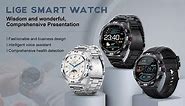 LIGE Smart Watch for Men BW327 Bluetooth Call Voice Dial Chat Fitness Tracker