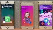 WhatsApp vs Viber vs Telegram Incoming Call IPhone 6