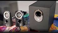 Logitech Z313 Speakers W Subwoofer Setup and Unboxing