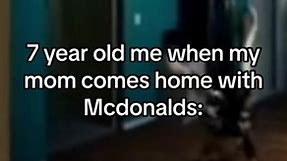 You know you are lucky when mom comes home with mcdonalds #fyp #relateable
