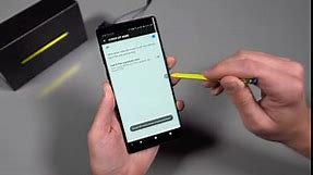 Afeax Stylus Touch S Pen for Galaxy Note 9 (Yellow) Without Bluetooth Funciton
