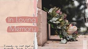 In Loving Memory Video Template