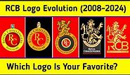 RCB LOGO Evolution (2008-2024) | RCB New Logo 2024 | RCB New Jersey | RCB Unbox Event 2024 |IPL 2024
