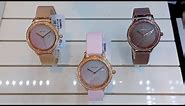 Titan Purple Glam It Up Collection Rose Gold Brown & Pink Womens Watches