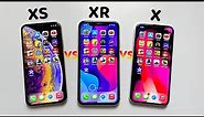 iPhone XS vs iPhone XR vs iPhone X Ultimate Speed Test🔥 in 2022| SURPRISING!😍 (HINDI)