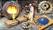 How Expert Machinist Make Large Size Industrial Gears-Manufacturing Process of Industrial Gears |