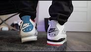 "WHAT THE" Nike Air Jordan 4 Review and On Feet!