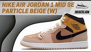 Nike Air Jordan 1 Mid SE Particle Beige (W) - DD2224-200 - @sneakersadm - #nike #airjordan1 #aj1mid