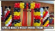 How to make a Mickey Mouse theme Balloon Background/Balloon Tutorial/Disney theme balloon