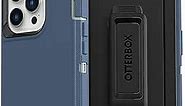 OtterBox iPhone 13 Pro (ONLY) Defender Series Case - FORT BLUE, Rugged & Durable, with Port Protection, Includes Holster Clip Kickstand