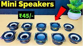 Mini speakers Review (2inch ,4ohm 3w ) Woofer 😱😱 Best Speaker ​⁠@Electronicsproject99