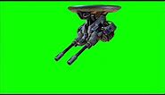 Green Screen Sci fi gun turret / future gun turret