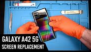 Galaxy A42 5G Screen and Frame Replacement Guide | Teardown | A for Average