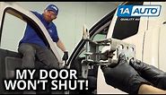 Car or Truck Door Won't Shut Right? Make it Close Tight by Replacing Door Hinge Pins Yourself!