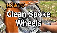 Easy way to clean spoke wheels