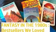 1980s FANTASY BOOKS: A Bookseller's Nostalgic Memories of Bestsellers #fantasybooks #fantasy