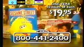 Sesame Street Magazine - 4 TV Commercials