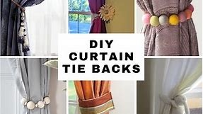 DIY Curtain Tie Backs – Unique, Functional and Decorative Ideas