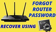 Recover Wifi Router Password using CMD